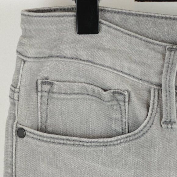 Athleta Sculptek Women's Size 8 Gray Kenai Wash Mid Rise Ankle Skinny Jeans - Picture 6 of 10